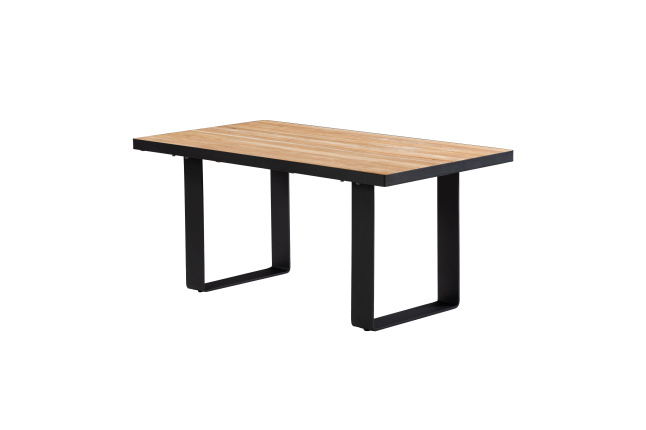Gartentisch Metall/Teak Brian