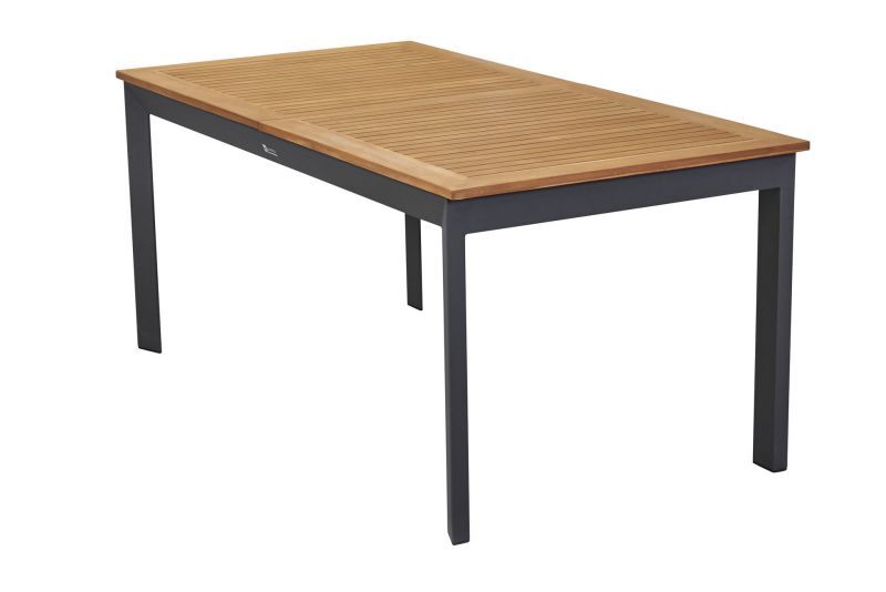 Ausziehtisch Teak/Alu Unicamo